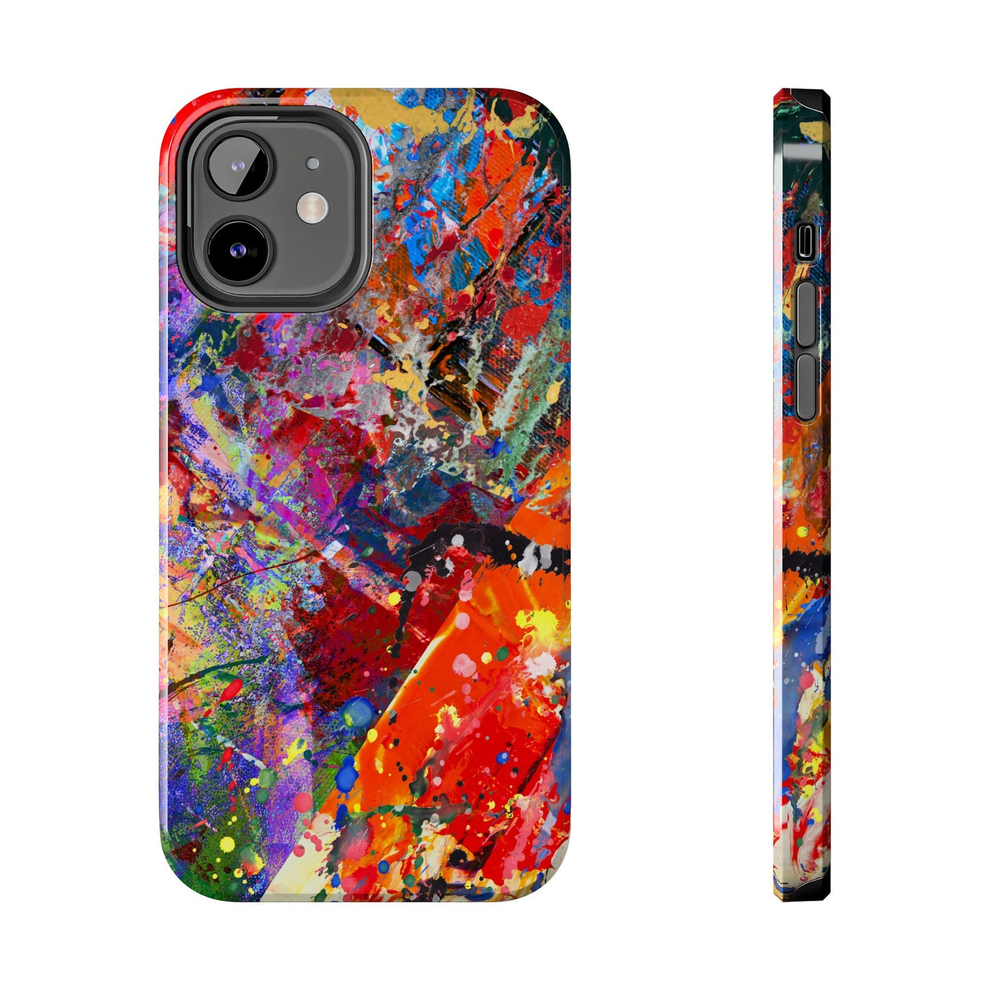 Psychedelic Splatter Phone Cases– Bold & Colorful Abstract Art