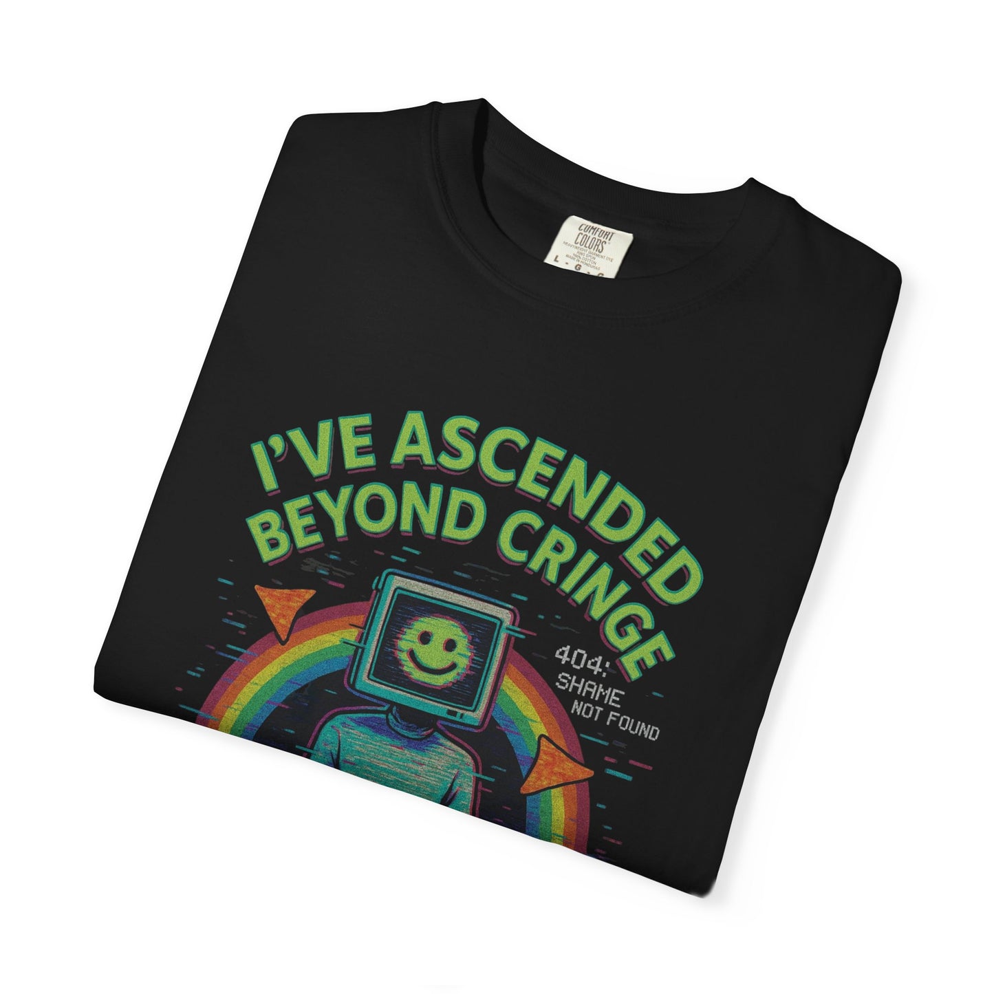 I've Ascended Beyond Cringe T-shirt, Vintage Graphic Tee, Unisex Casual Wear, Perfect Gift for Gamers, Humor Shirt, Trendy Streetwear
