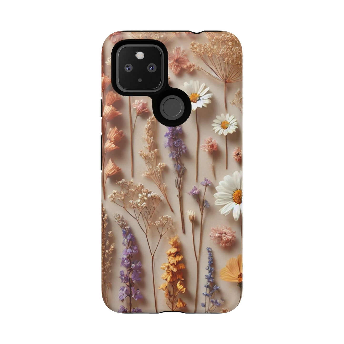 Pressed Flower Garden Phone Case – Vintage Botanical Aesthetic