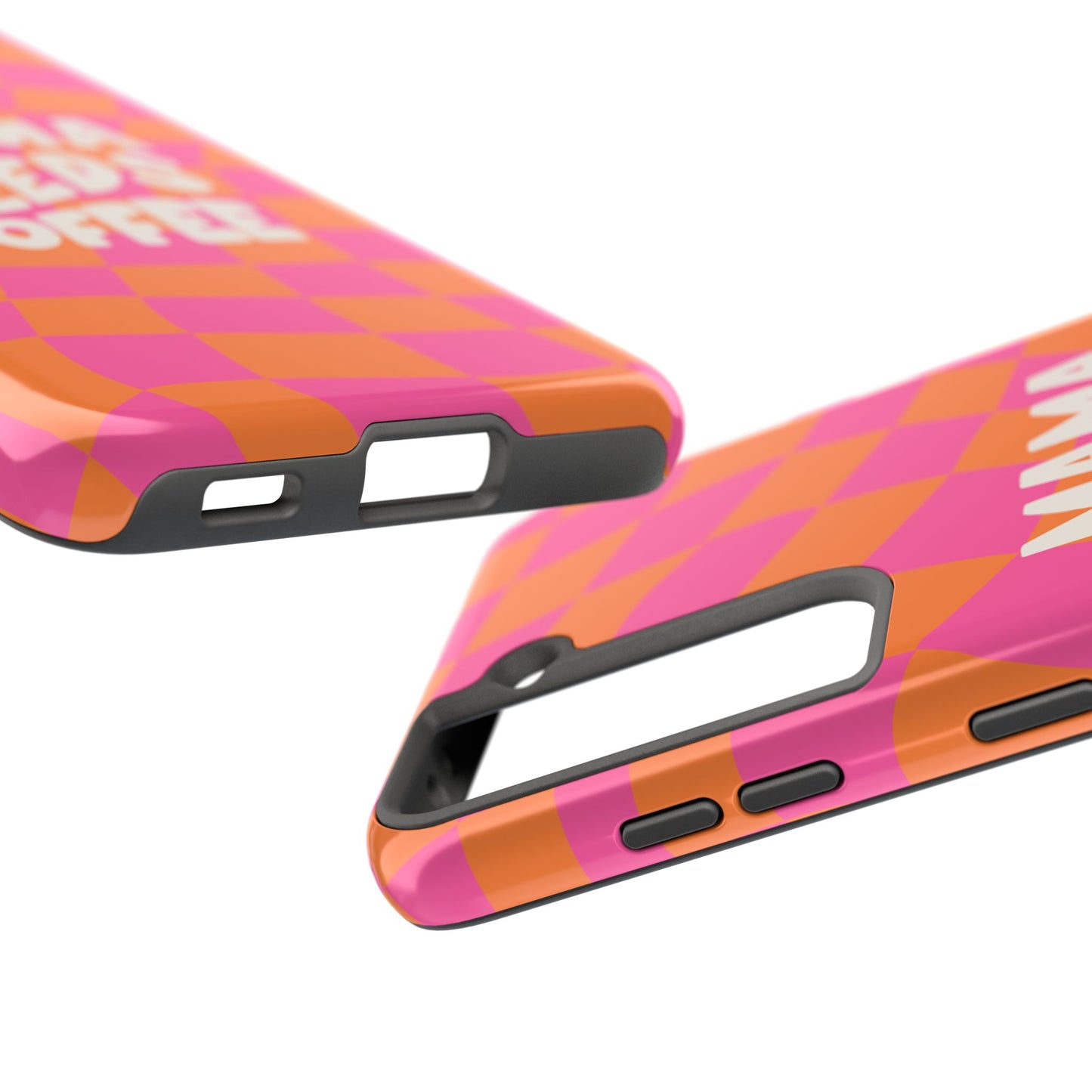 Fundas resistentes para teléfono "Mamá necesita café"