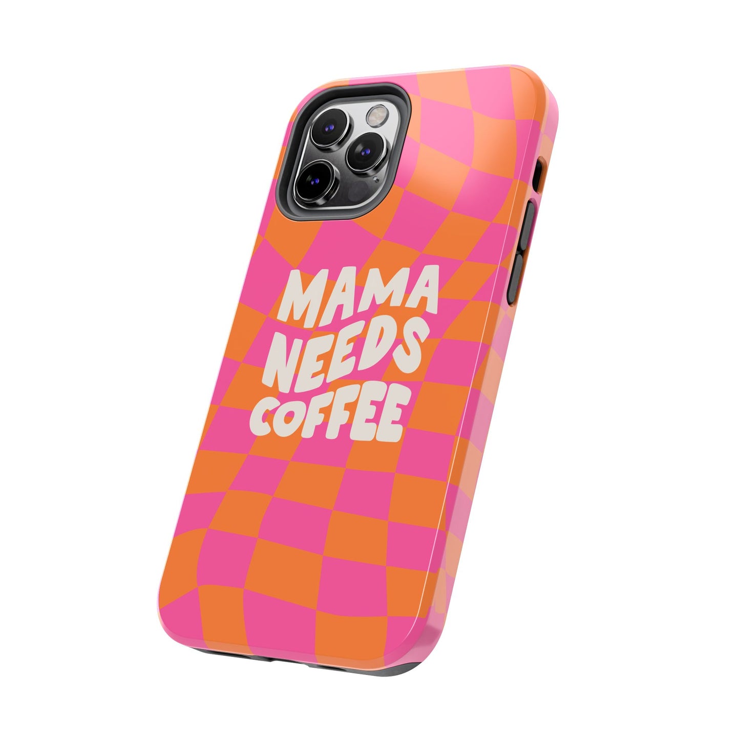 Fundas resistentes para teléfono "Mamá necesita café"