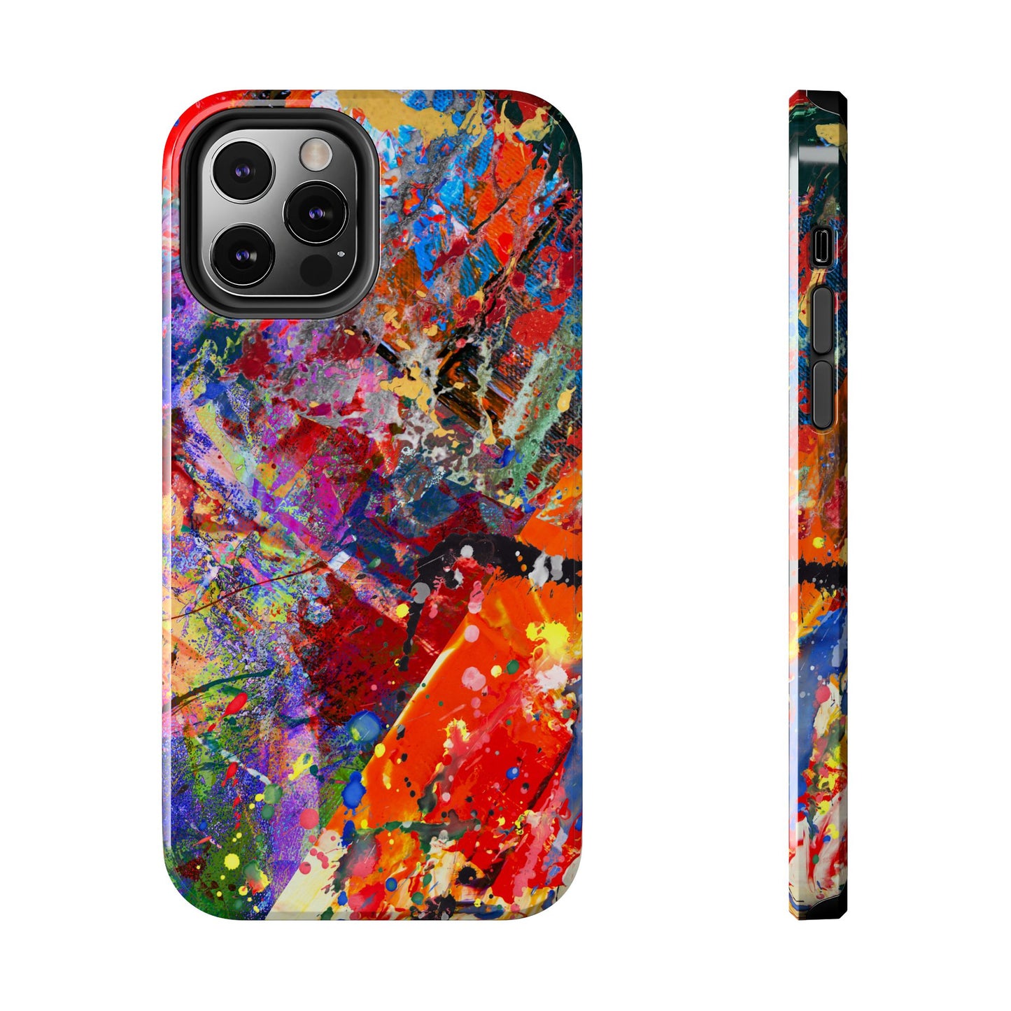 Psychedelic Splatter Phone Cases– Bold & Colorful Abstract Art
