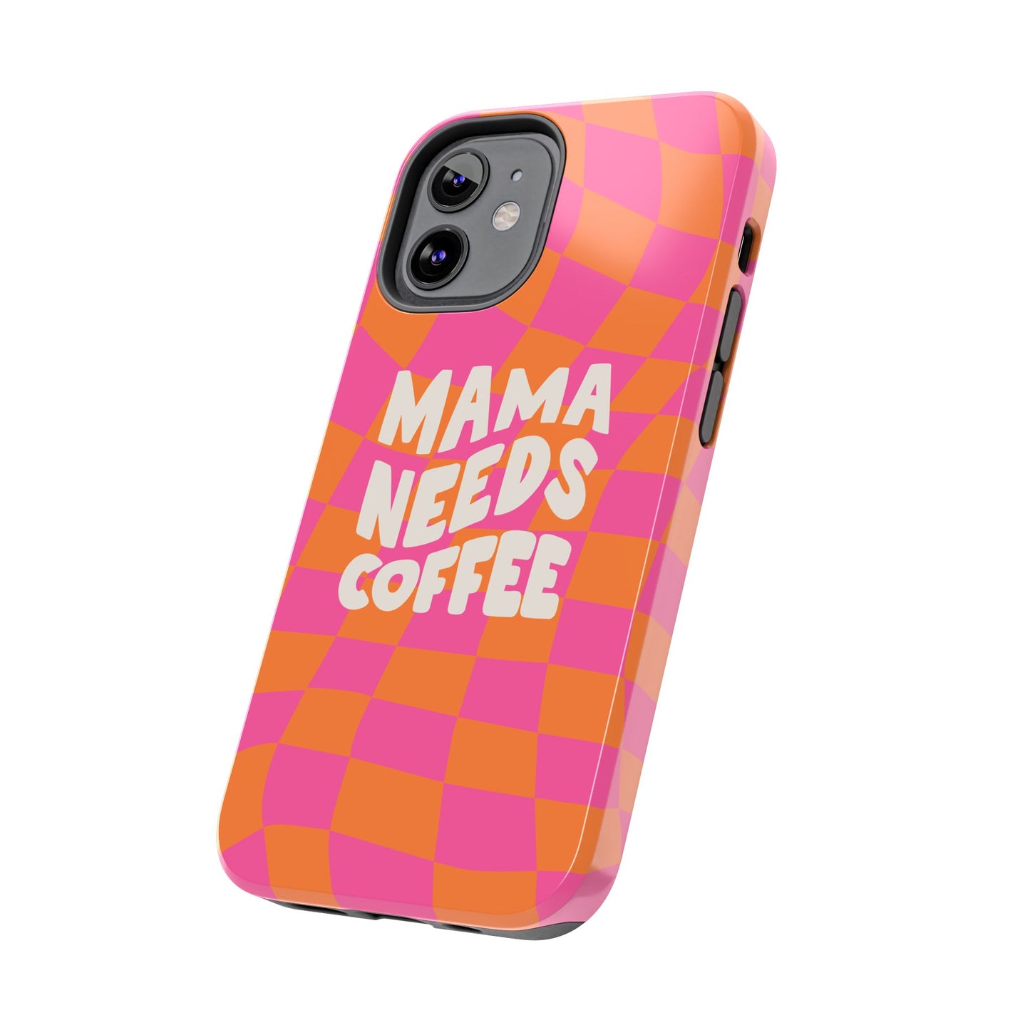 Fundas resistentes para teléfono "Mamá necesita café"