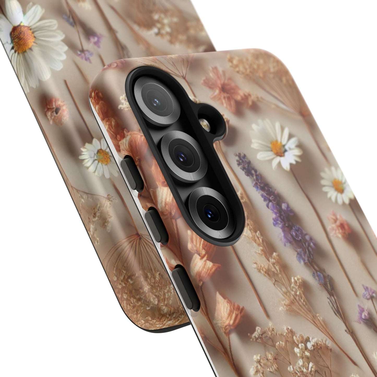 Pressed Flower Garden Phone Case – Vintage Botanical Aesthetic