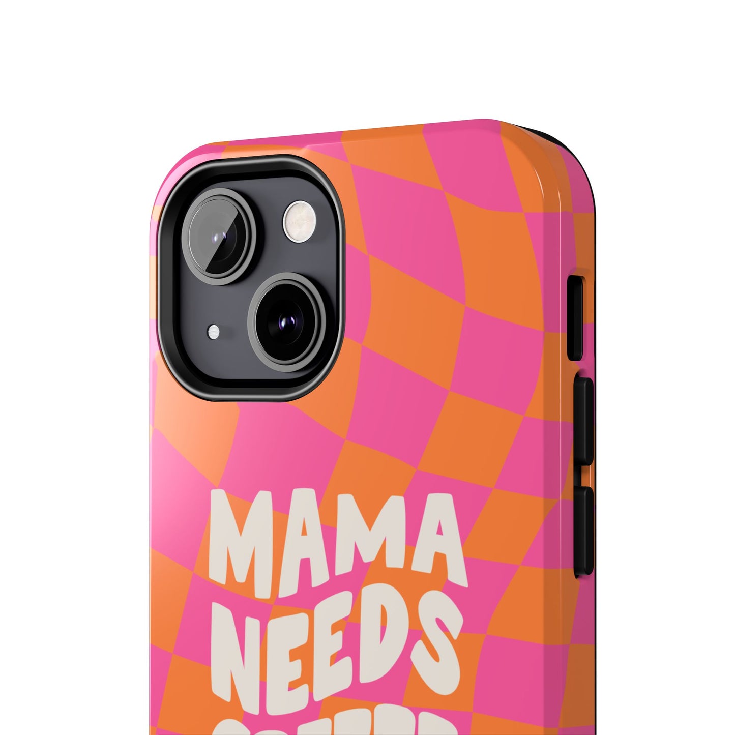 Fundas resistentes para teléfono "Mamá necesita café"