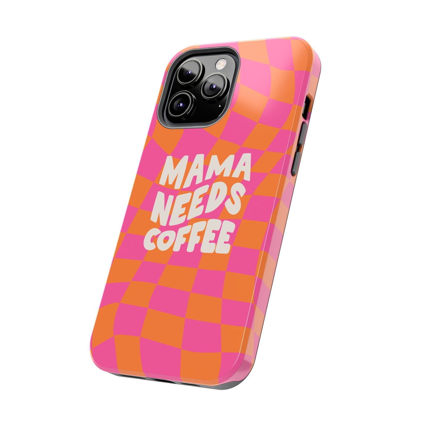 Fundas resistentes para teléfono "Mamá necesita café"