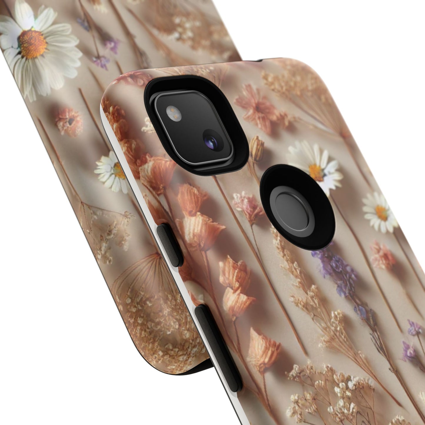 Pressed Flower Garden Phone Case – Vintage Botanical Aesthetic