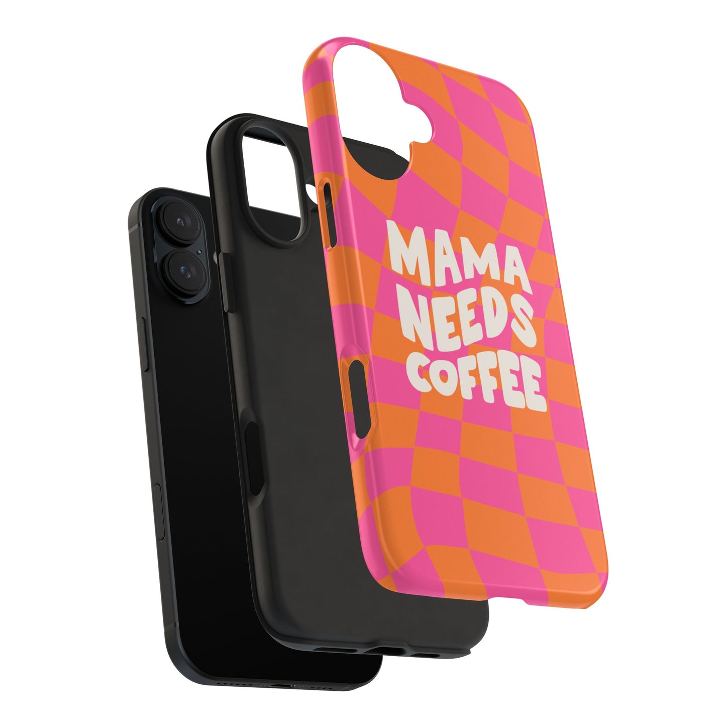 Fundas resistentes para teléfono "Mamá necesita café"