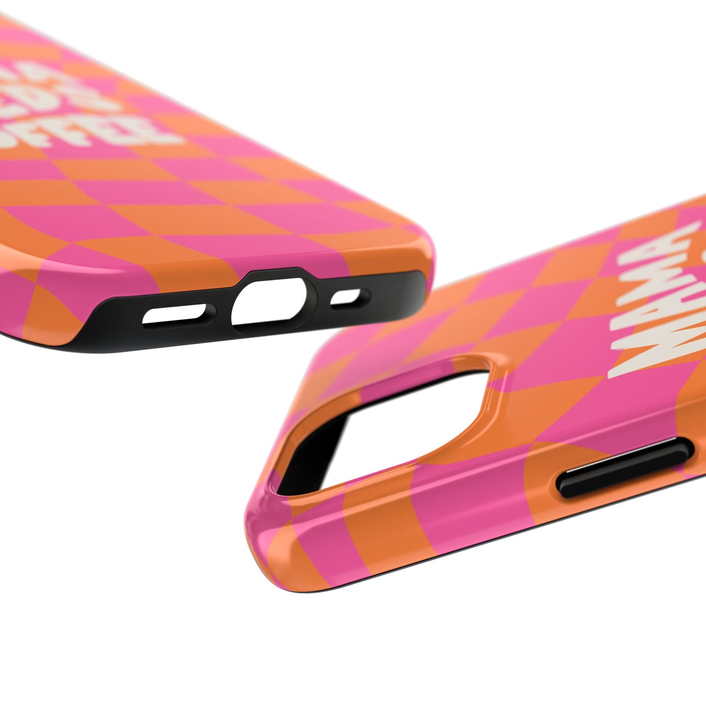 Fundas resistentes para teléfono "Mamá necesita café"