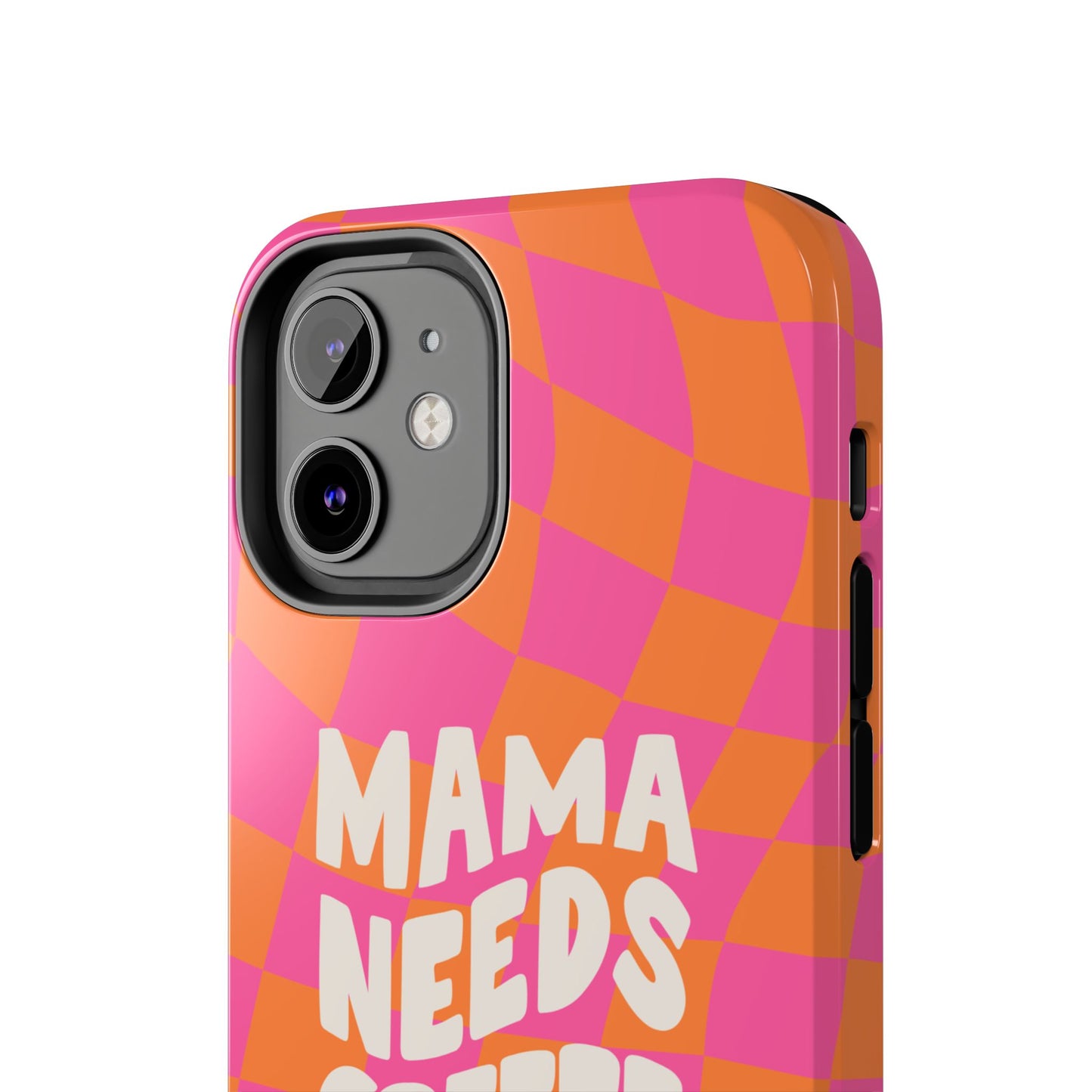 Fundas resistentes para teléfono "Mamá necesita café"