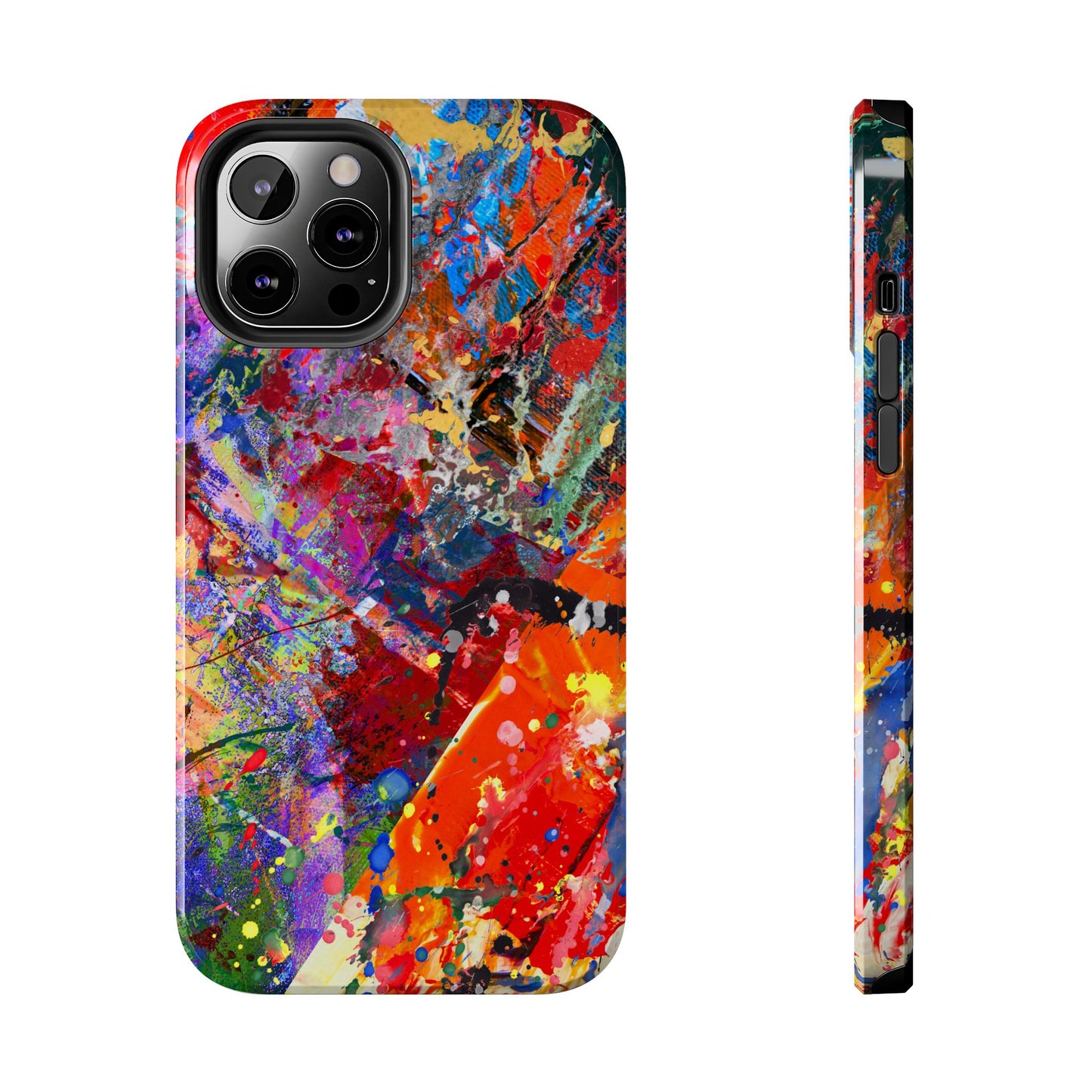 Psychedelic Splatter Phone Cases– Bold & Colorful Abstract Art