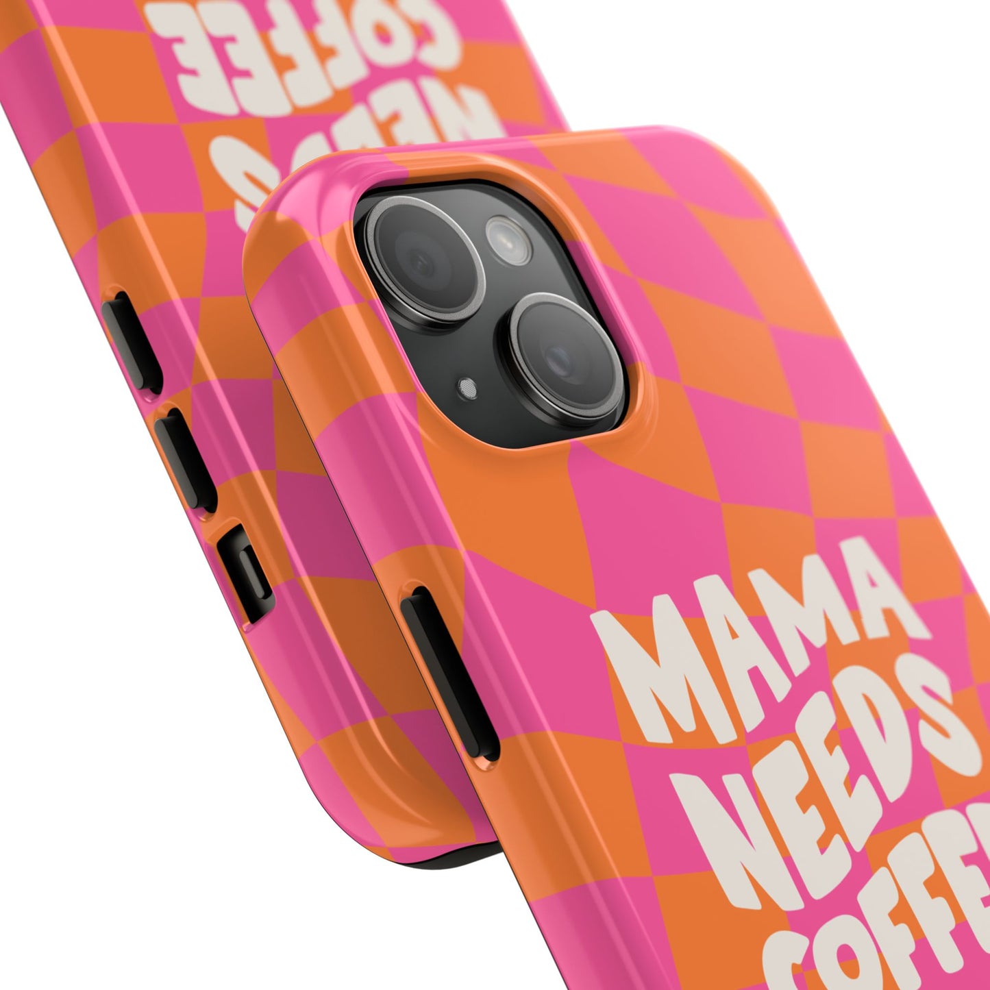 Fundas resistentes para teléfono "Mamá necesita café"