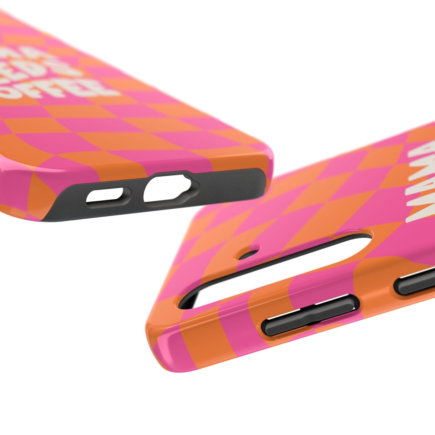 Fundas resistentes para teléfono "Mamá necesita café"