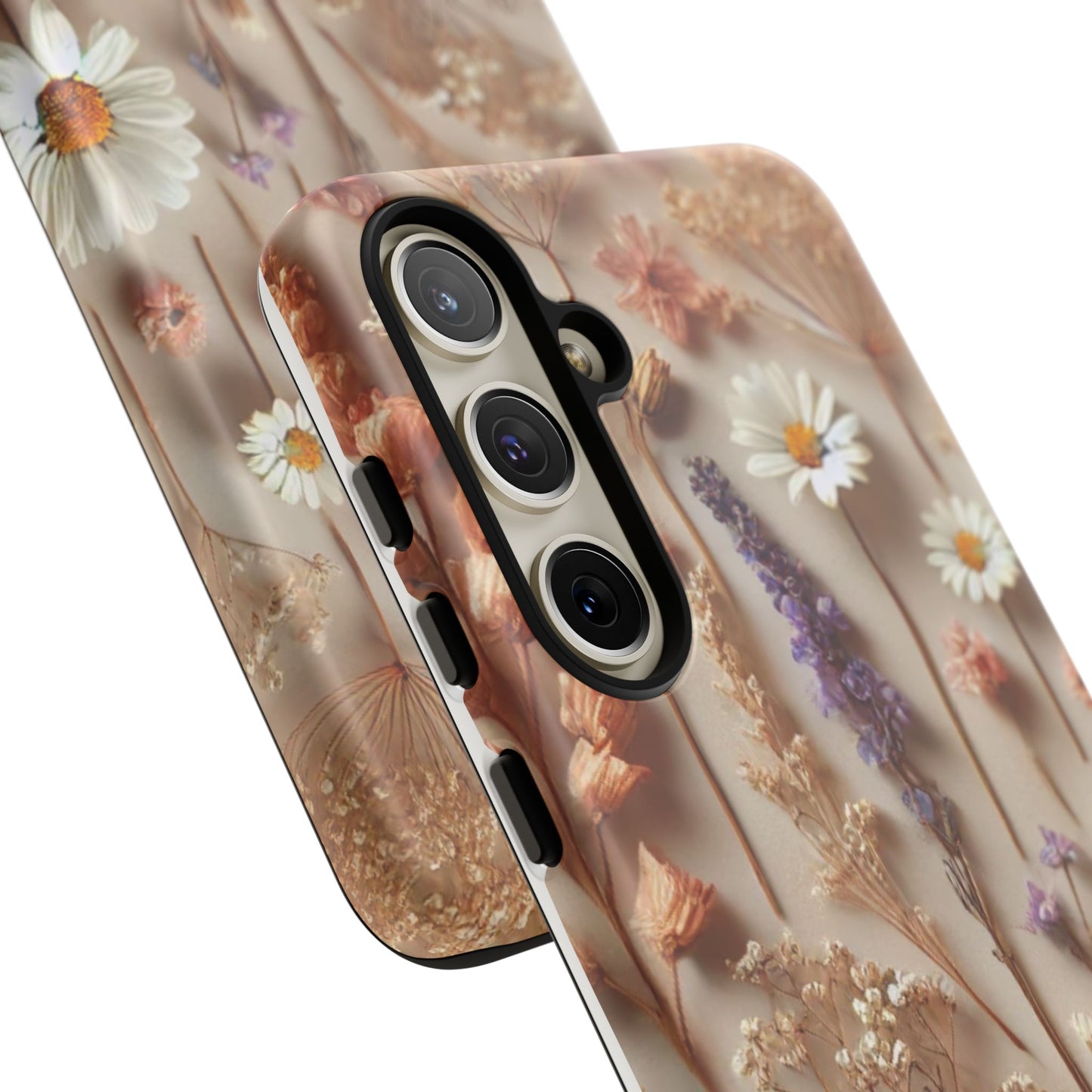 Pressed Flower Garden Phone Case – Vintage Botanical Aesthetic