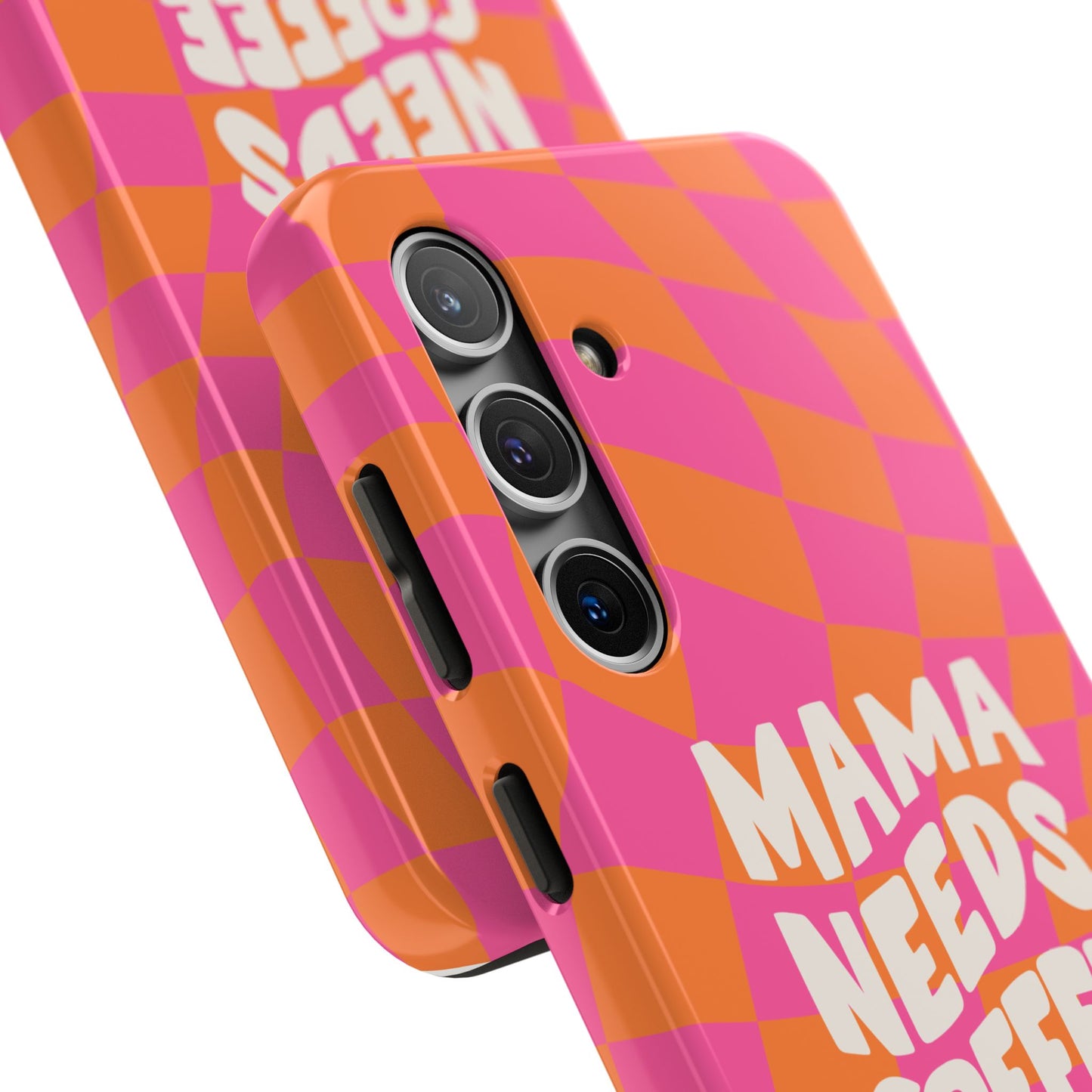 Fundas resistentes para teléfono "Mamá necesita café"