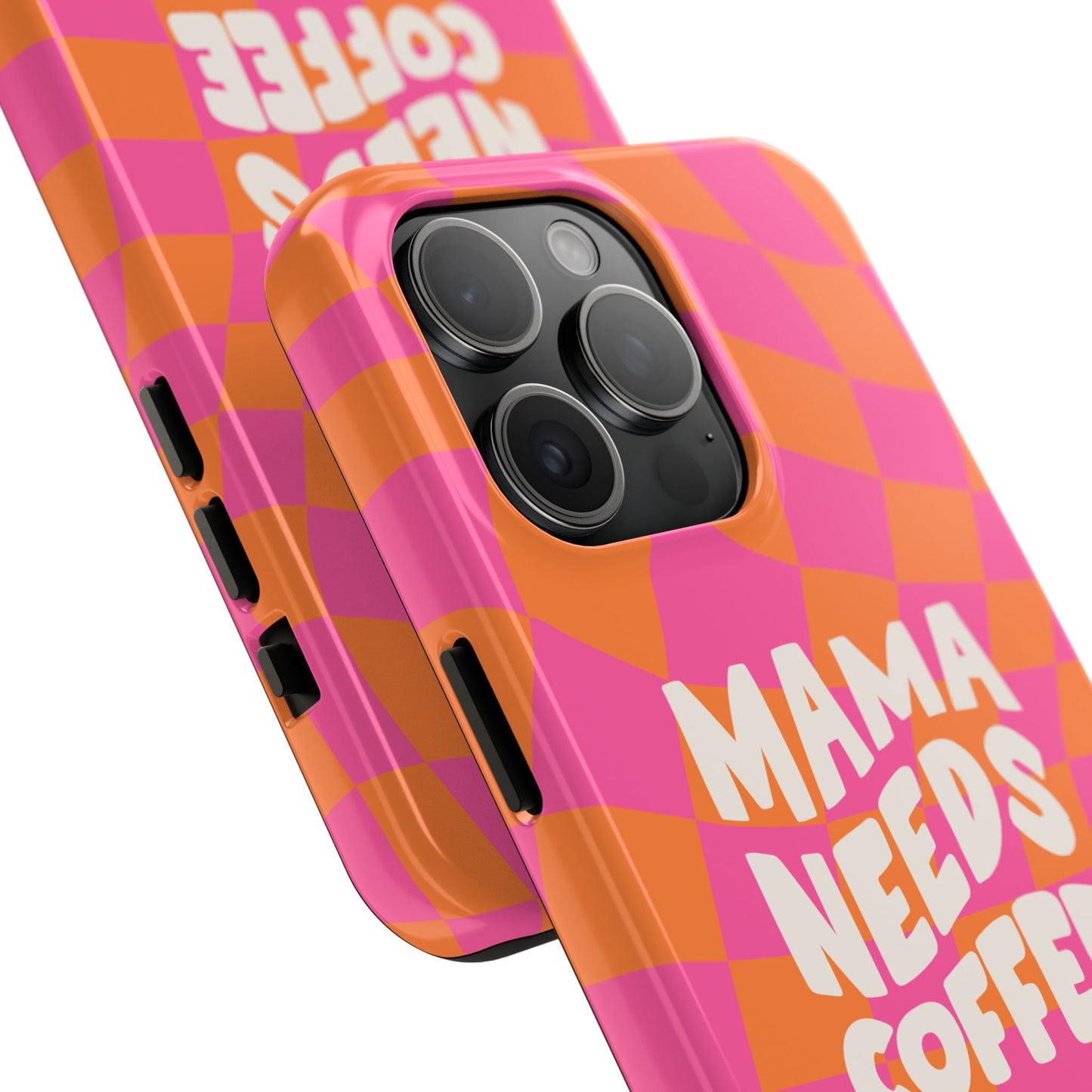 Fundas resistentes para teléfono "Mamá necesita café"