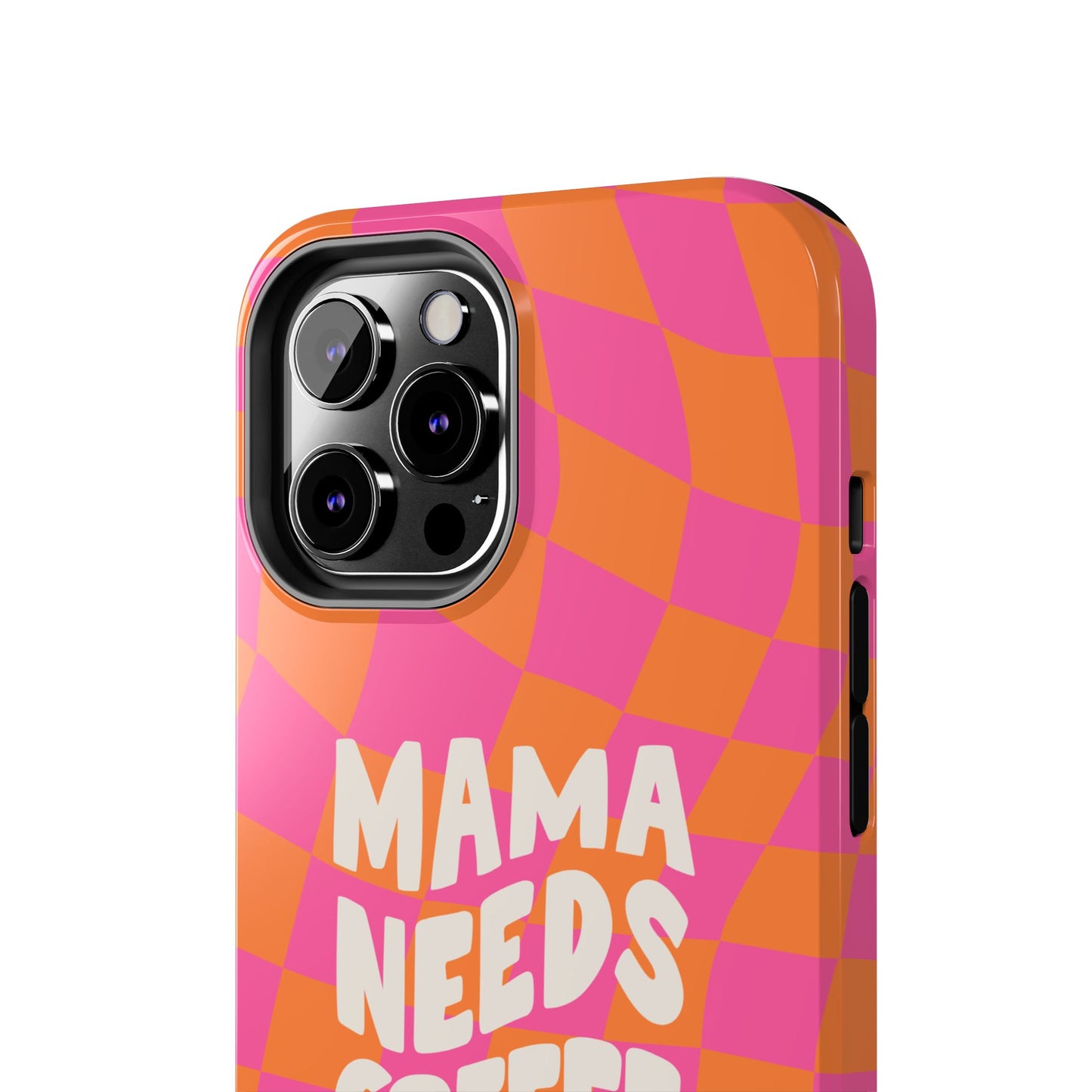 Fundas resistentes para teléfono "Mamá necesita café"