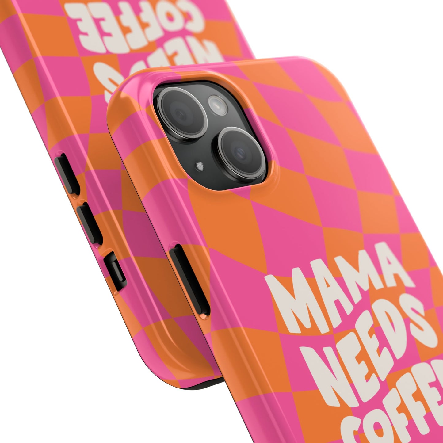 Fundas resistentes para teléfono "Mamá necesita café"