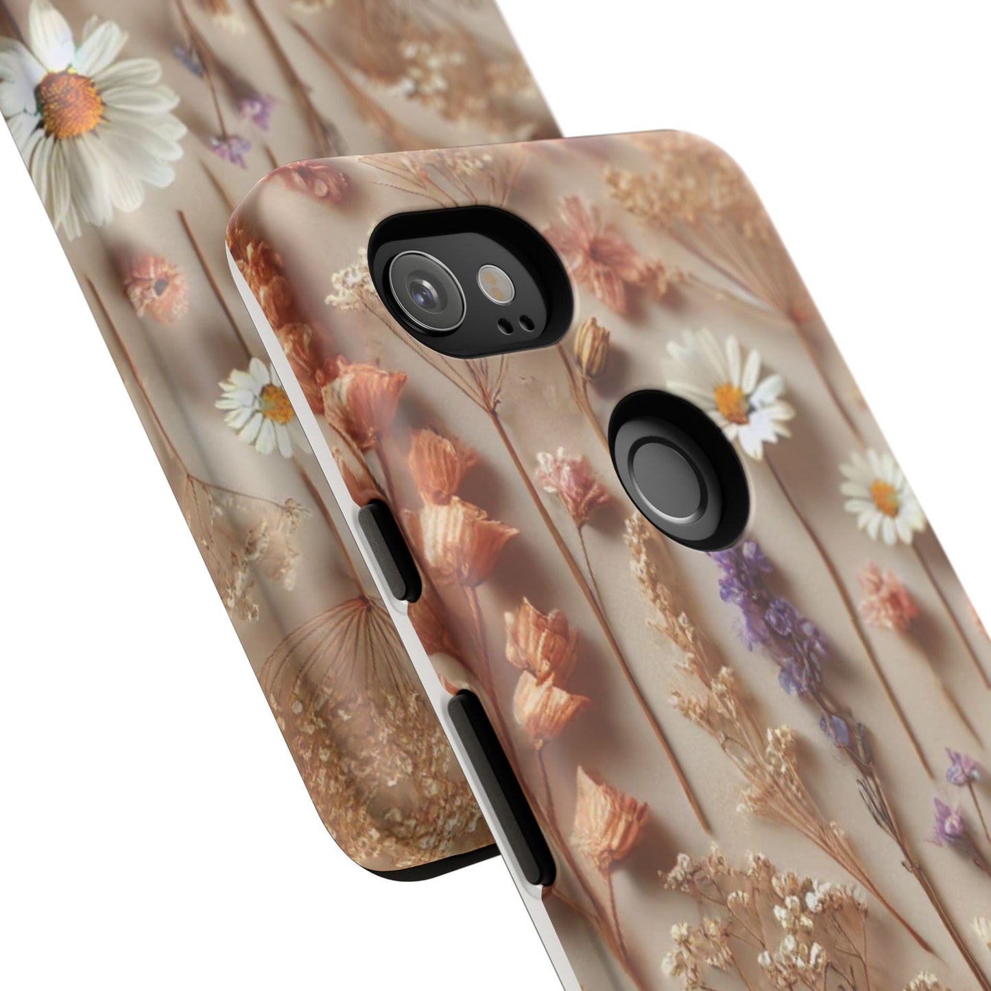 Pressed Flower Garden Phone Case – Vintage Botanical Aesthetic