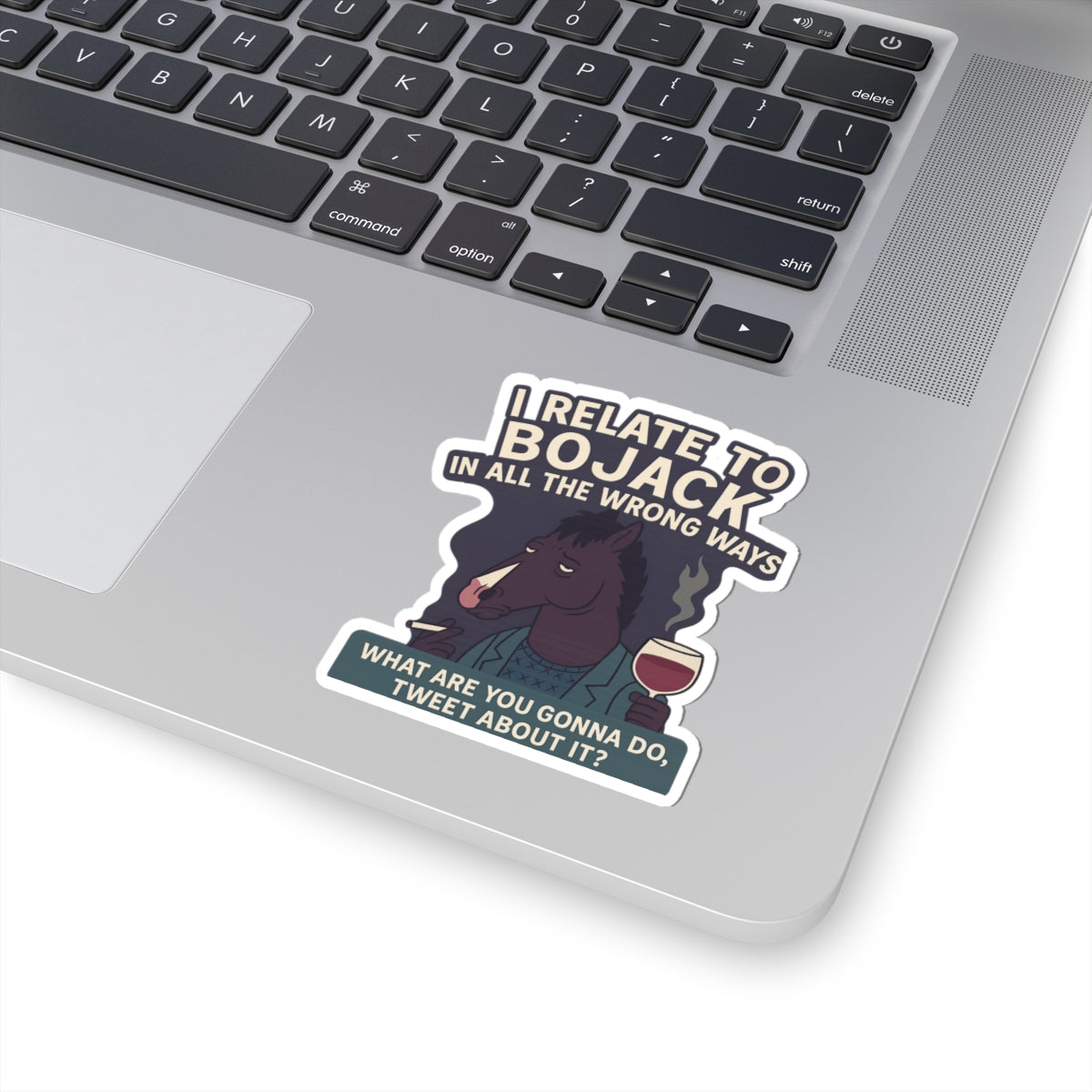 BoJack Horseman Inspired Kiss-Cut Stickers, Fun Laptop Decals, Funny Gift for Fans, Pop Culture Stickers, Unique Merchandise