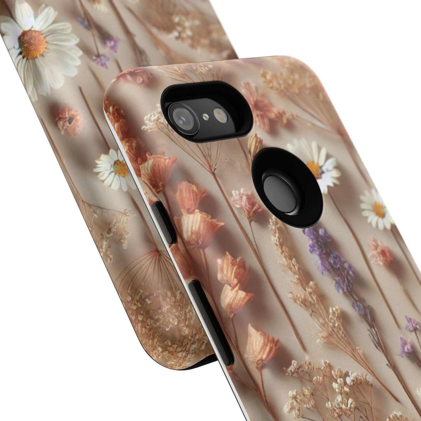 Pressed Flower Garden Phone Case – Vintage Botanical Aesthetic