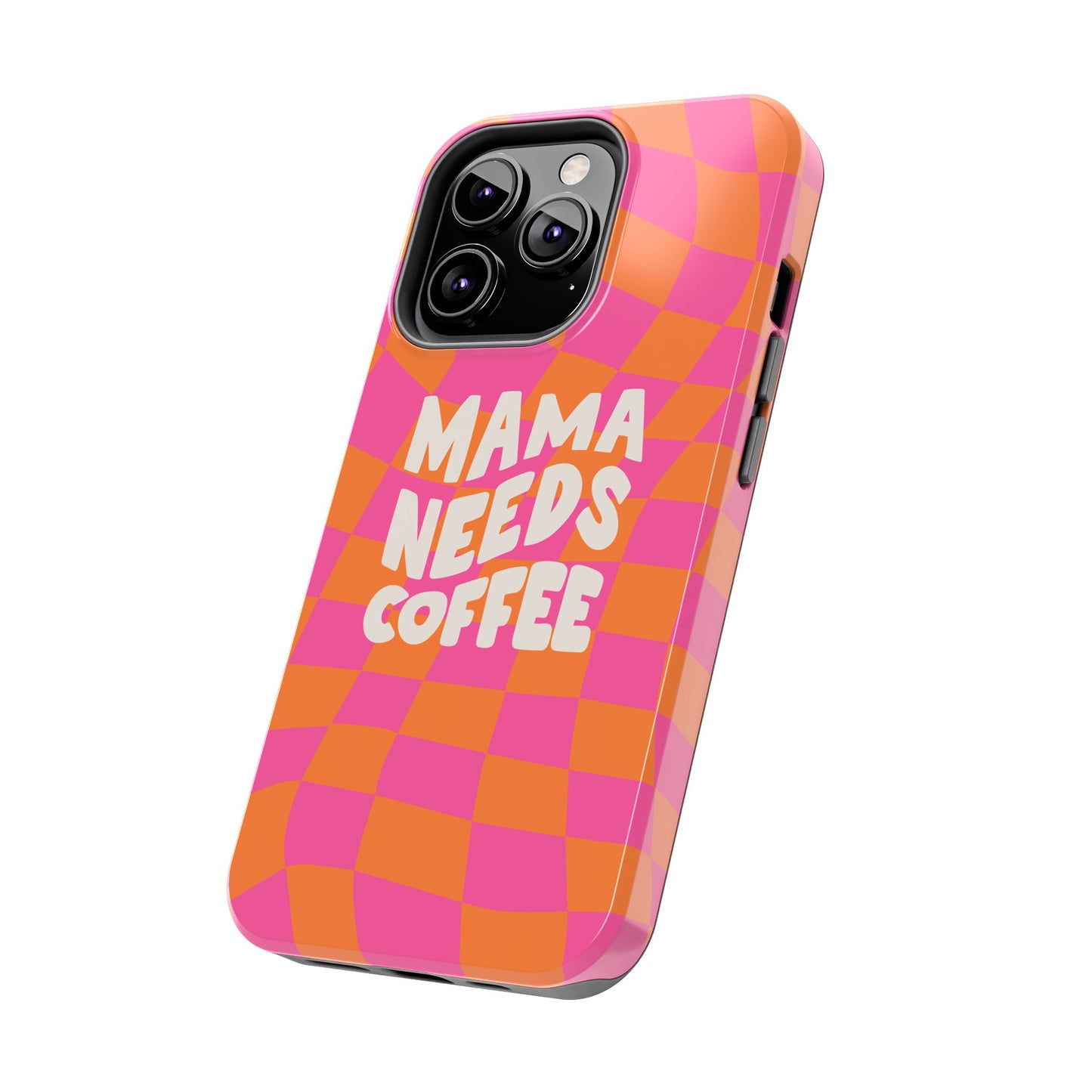 Fundas resistentes para teléfono "Mamá necesita café"