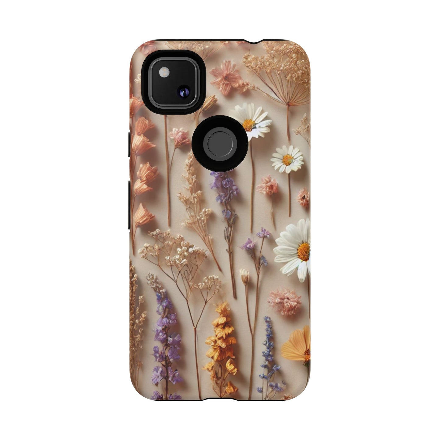 Pressed Flower Garden Phone Case – Vintage Botanical Aesthetic