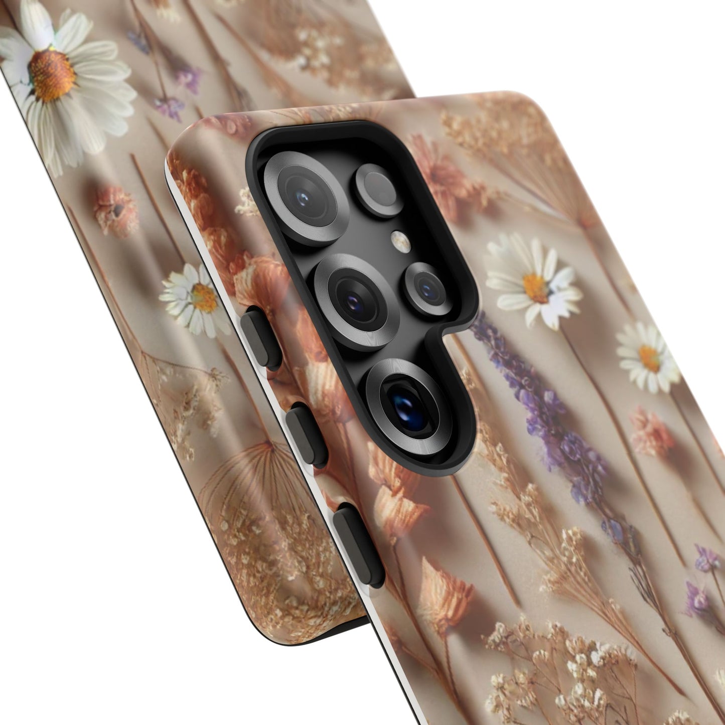 Pressed Flower Garden Phone Case – Vintage Botanical Aesthetic