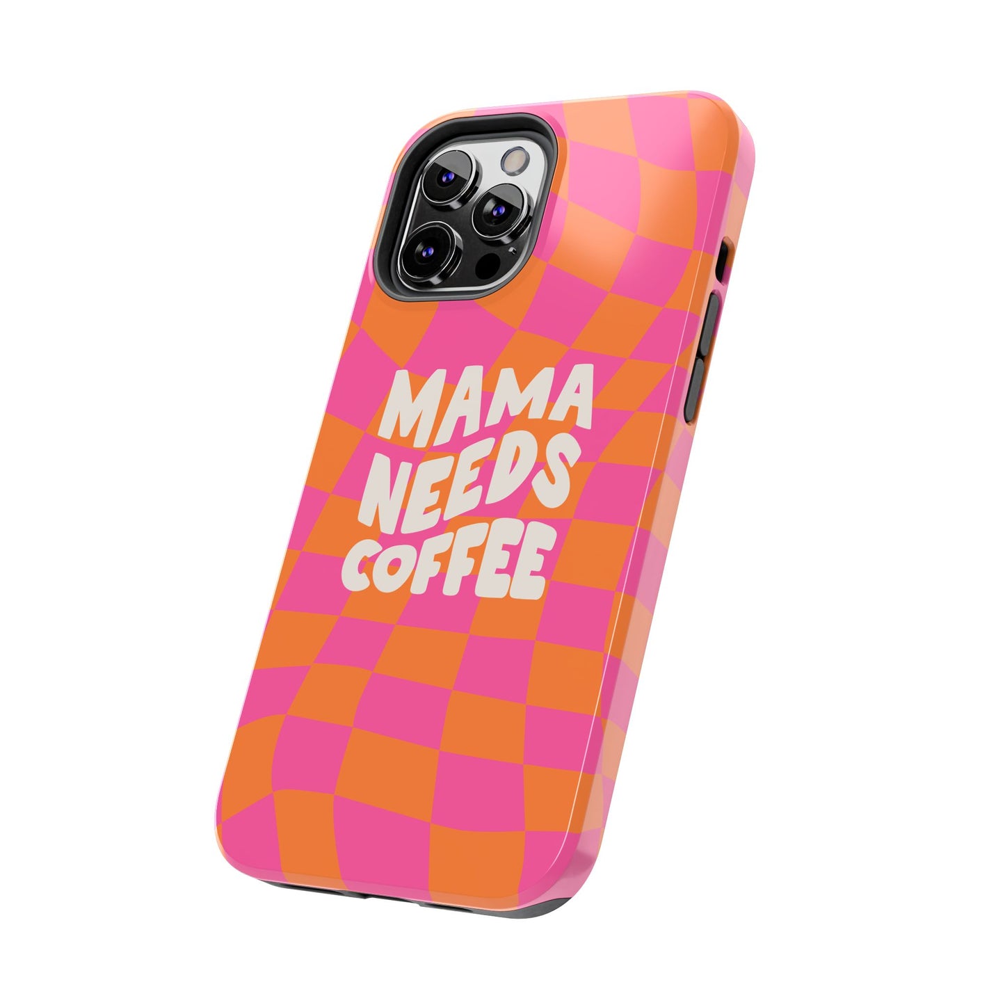 Fundas resistentes para teléfono "Mamá necesita café"