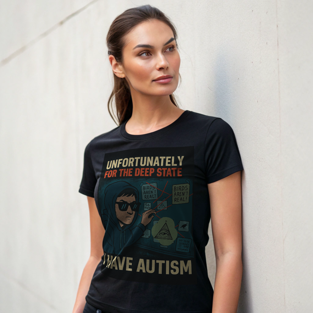 Unfortunately for the Deep State – I Have Autism Funny Unisex Shirt