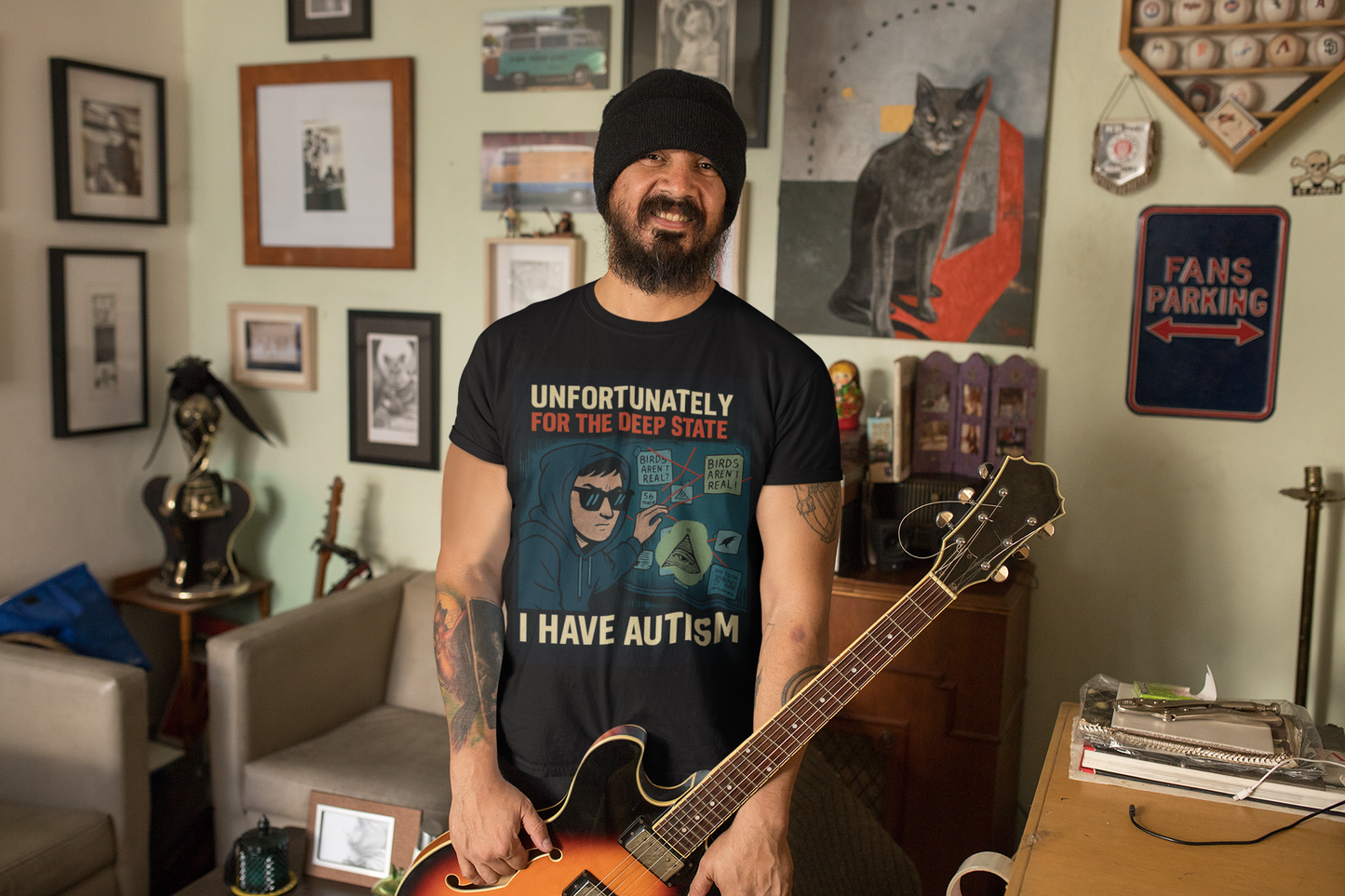 Unfortunately for the Deep State – I Have Autism Funny Unisex Shirt