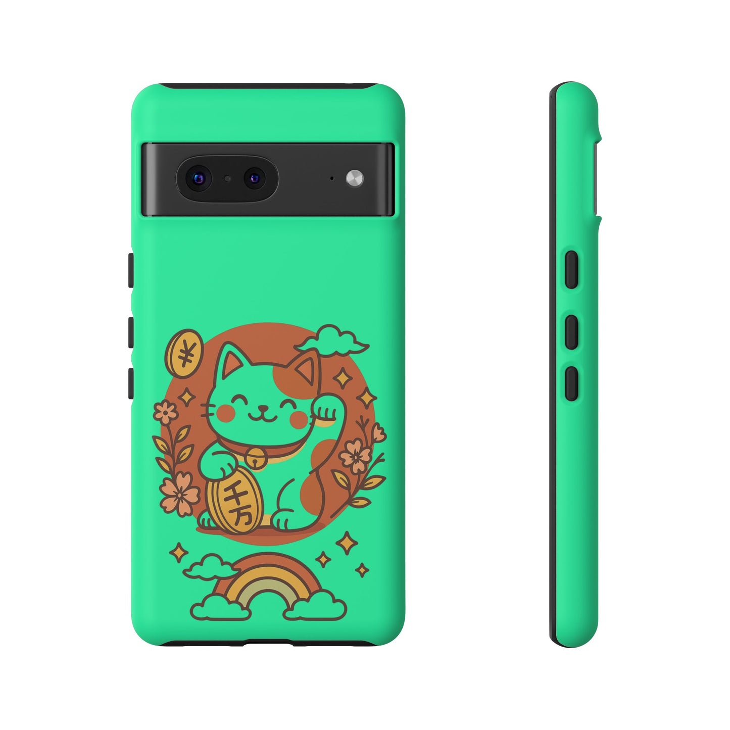 Japanese Kawaii Lucky Cat Protective Phone Case