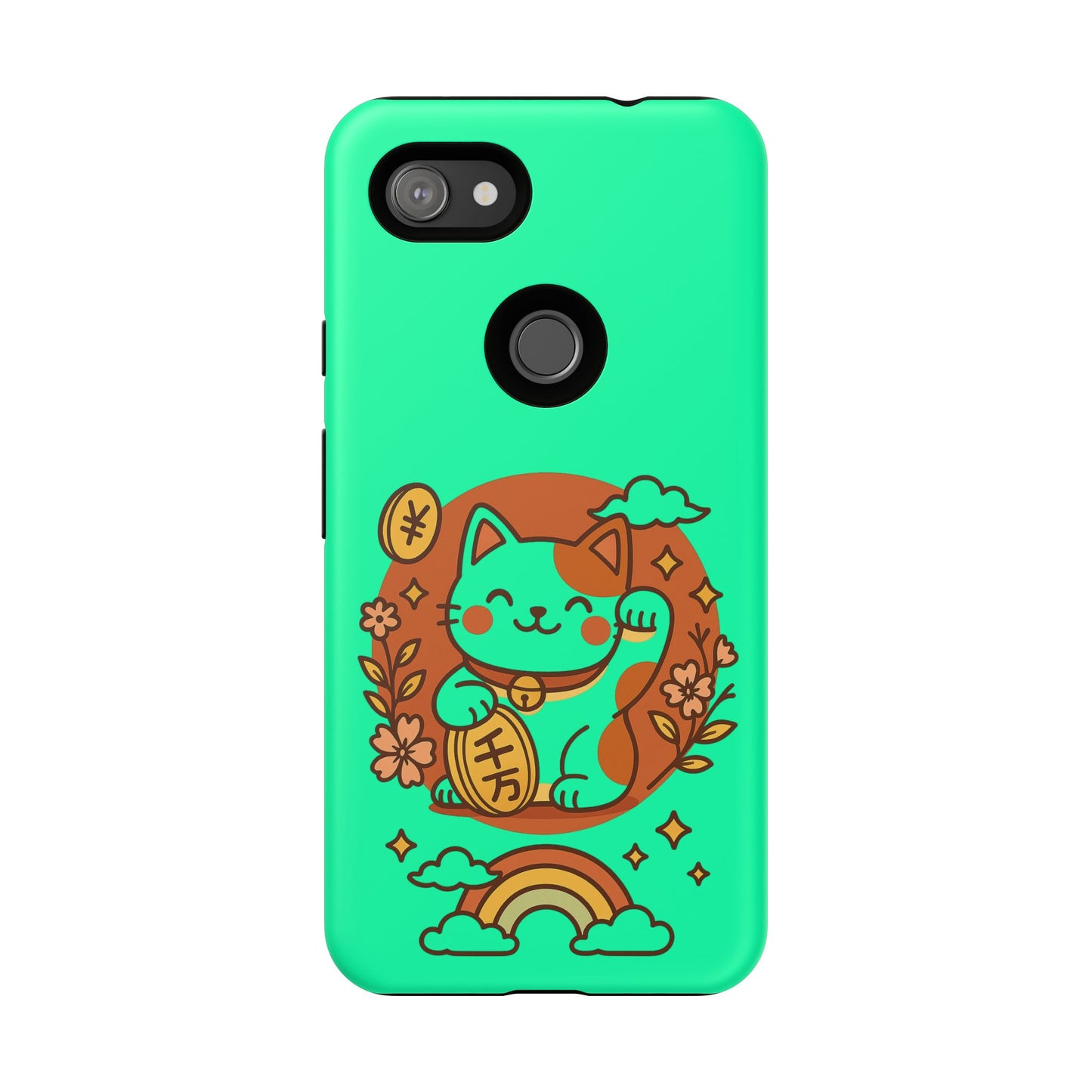 Japanese Kawaii Lucky Cat Protective Phone Case