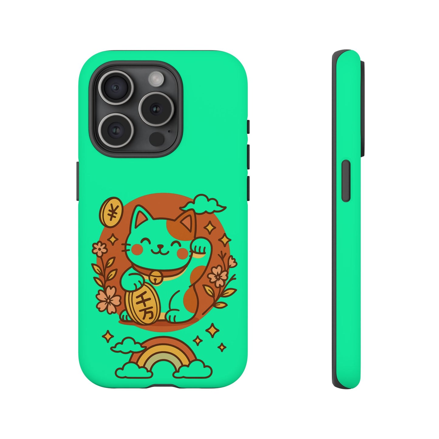 Japanese Kawaii Lucky Cat Protective Phone Case