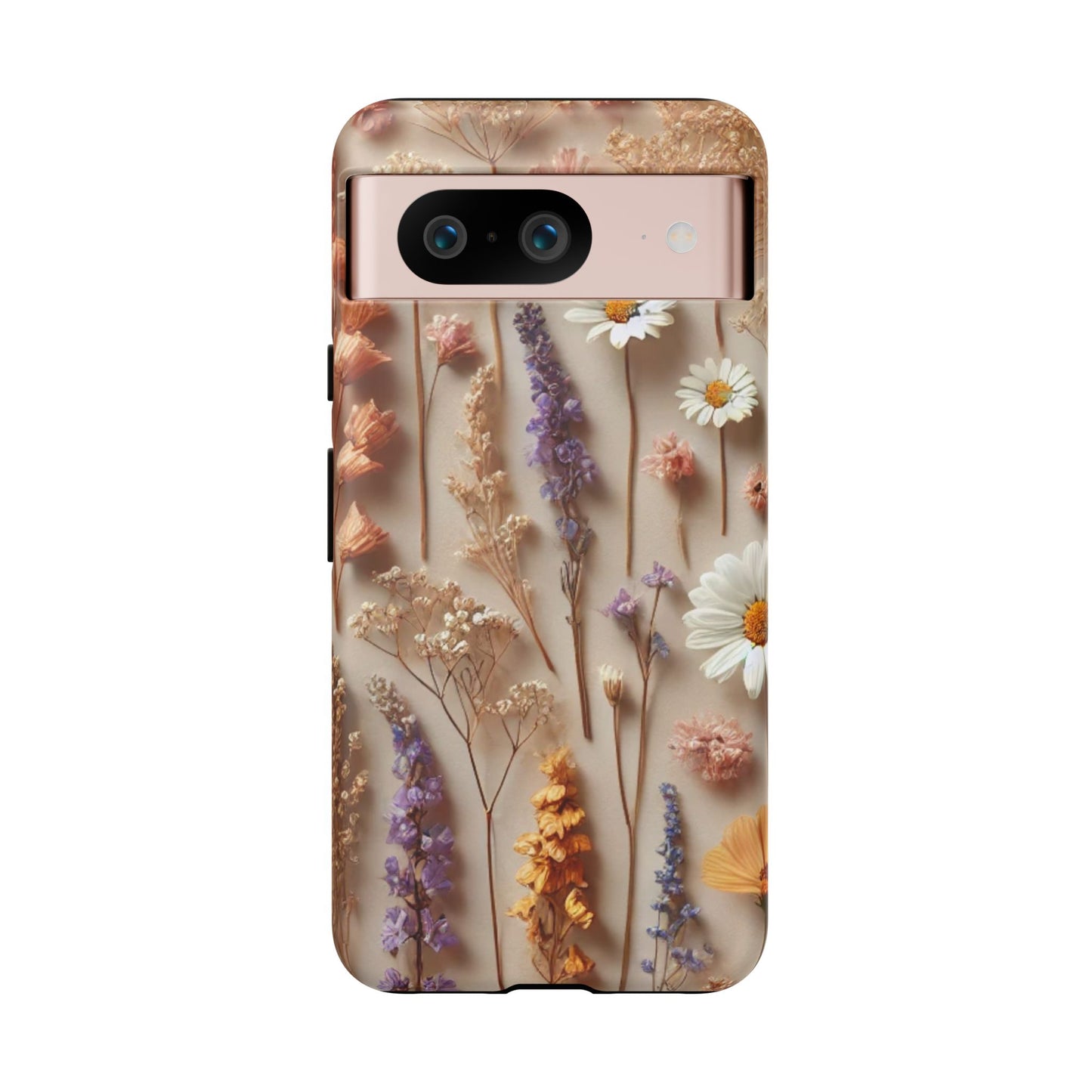 Pressed Flower Garden Phone Case – Vintage Botanical Aesthetic