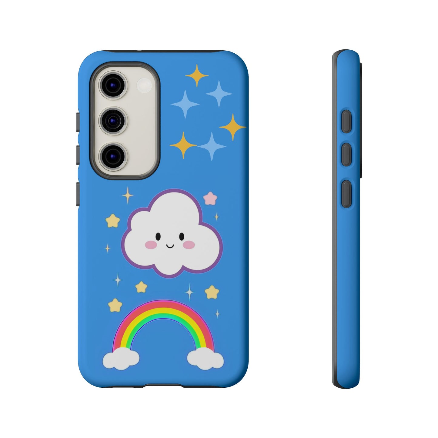 Cute Cloud & Rainbow Phone Case - Tough & Adorable Cover for Kids and Adults