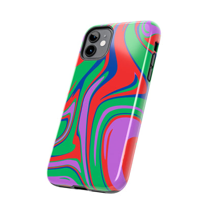 Colorful Zebra Print Tough Phone Cases
