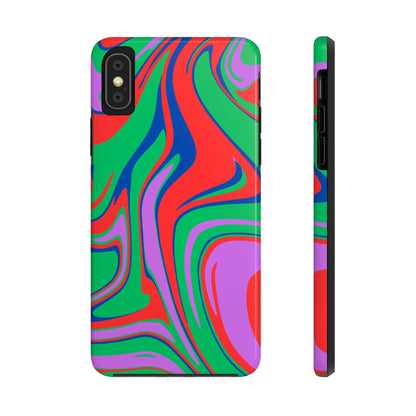 Colorful Zebra Print Tough Phone Cases
