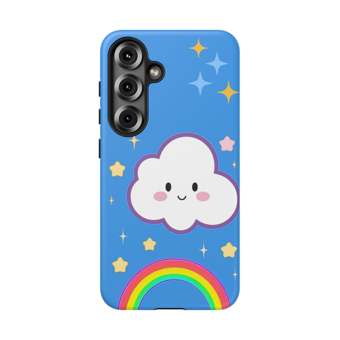 Cute Cloud & Rainbow Phone Case - Tough & Adorable Cover for Kids and Adults