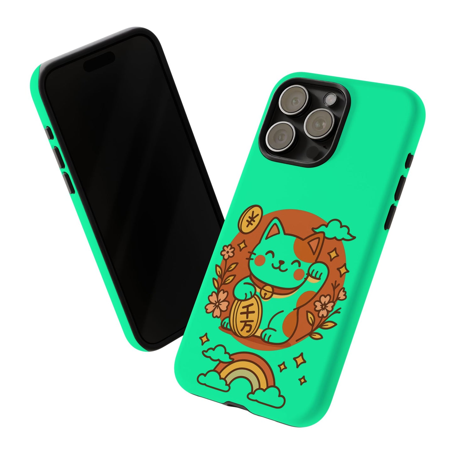 Japanese Kawaii Lucky Cat Protective Phone Case