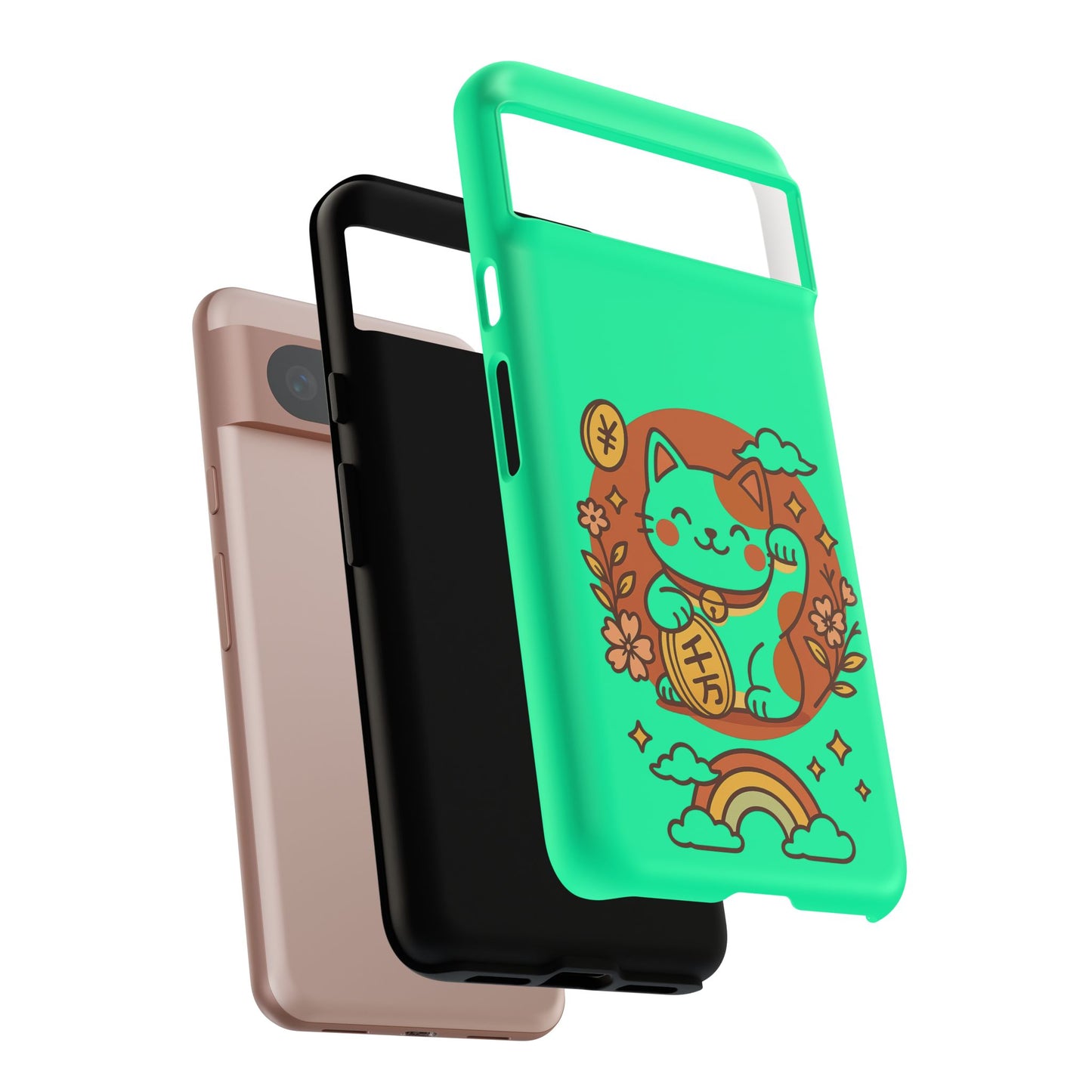 Japanese Kawaii Lucky Cat Protective Phone Case
