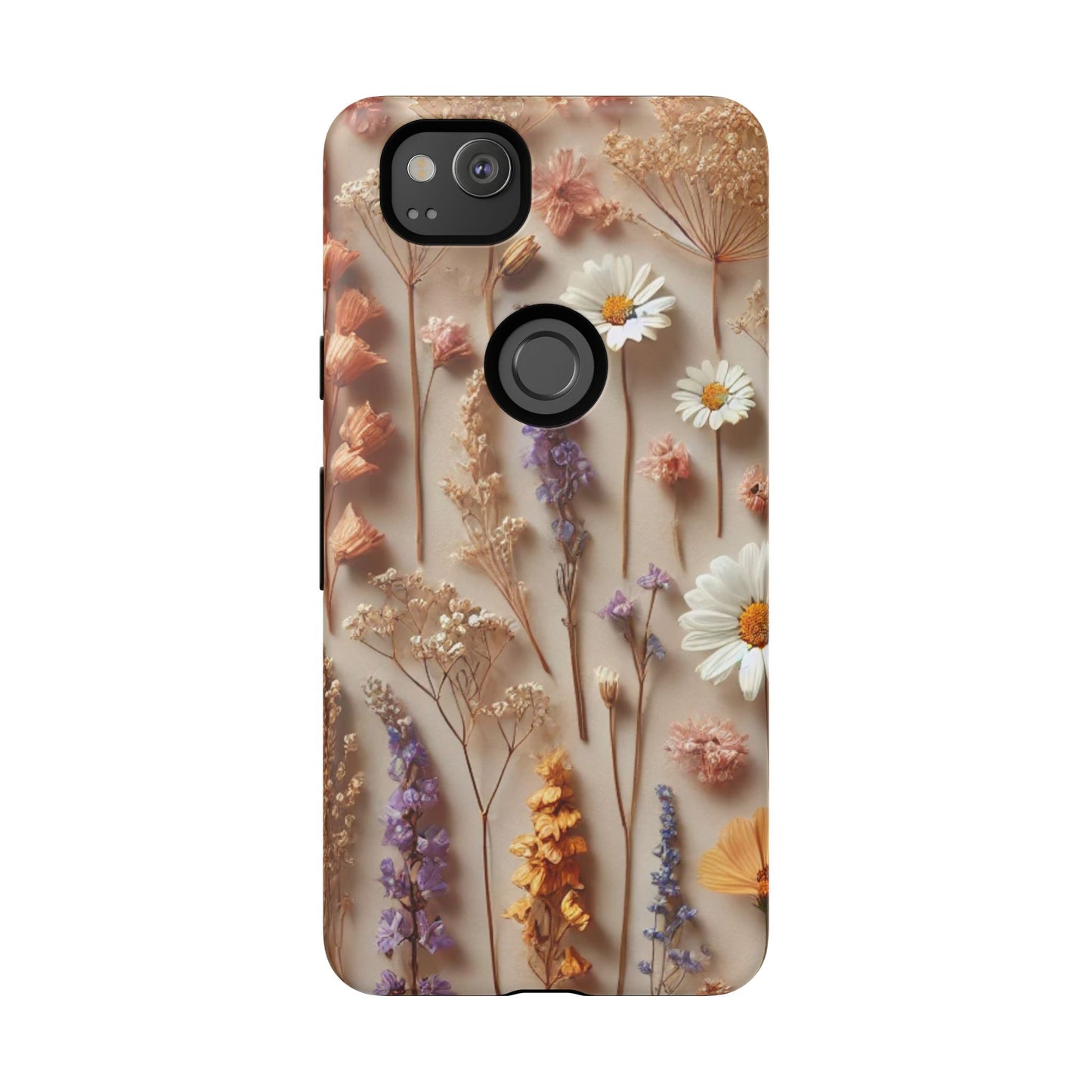 Pressed Flower Garden Phone Case – Vintage Botanical Aesthetic