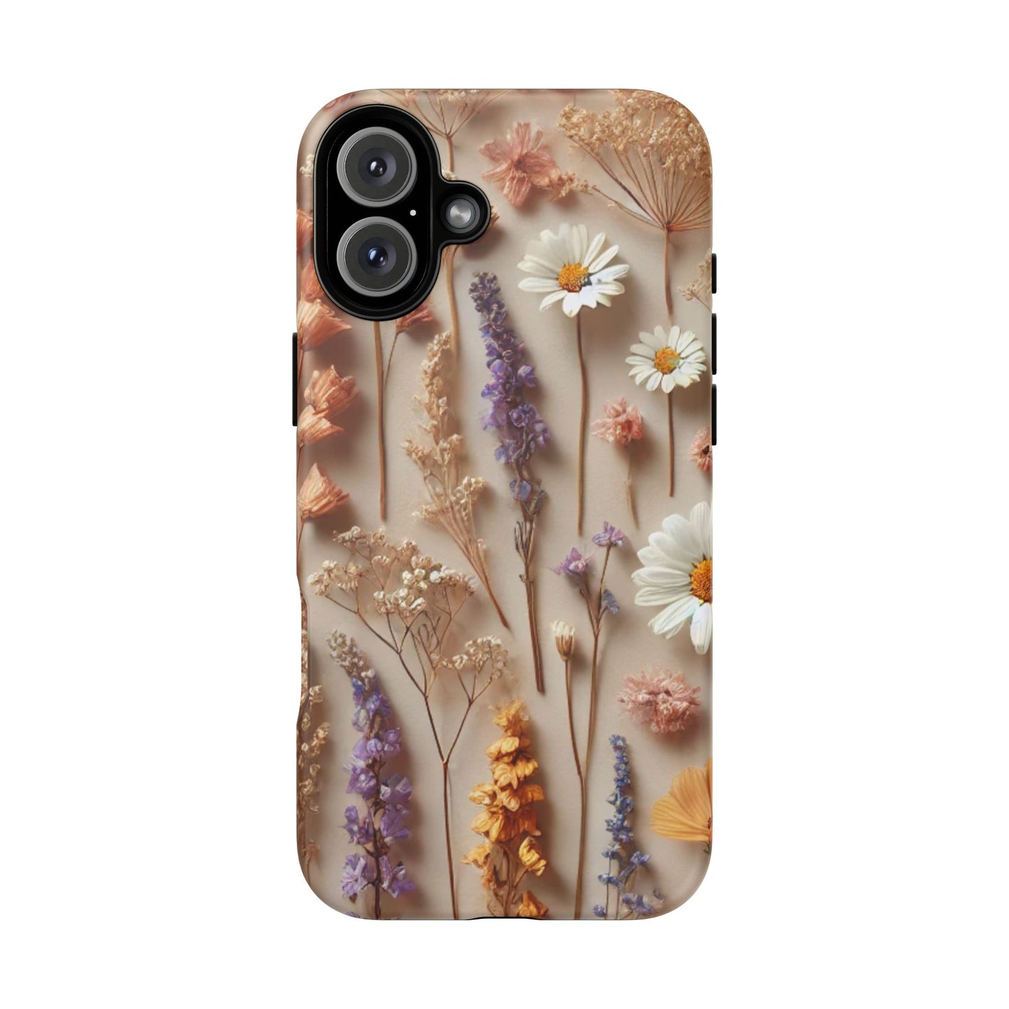 Pressed Flower Garden Phone Case – Vintage Botanical Aesthetic