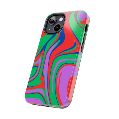 Colorful Zebra Print Tough Phone Cases
