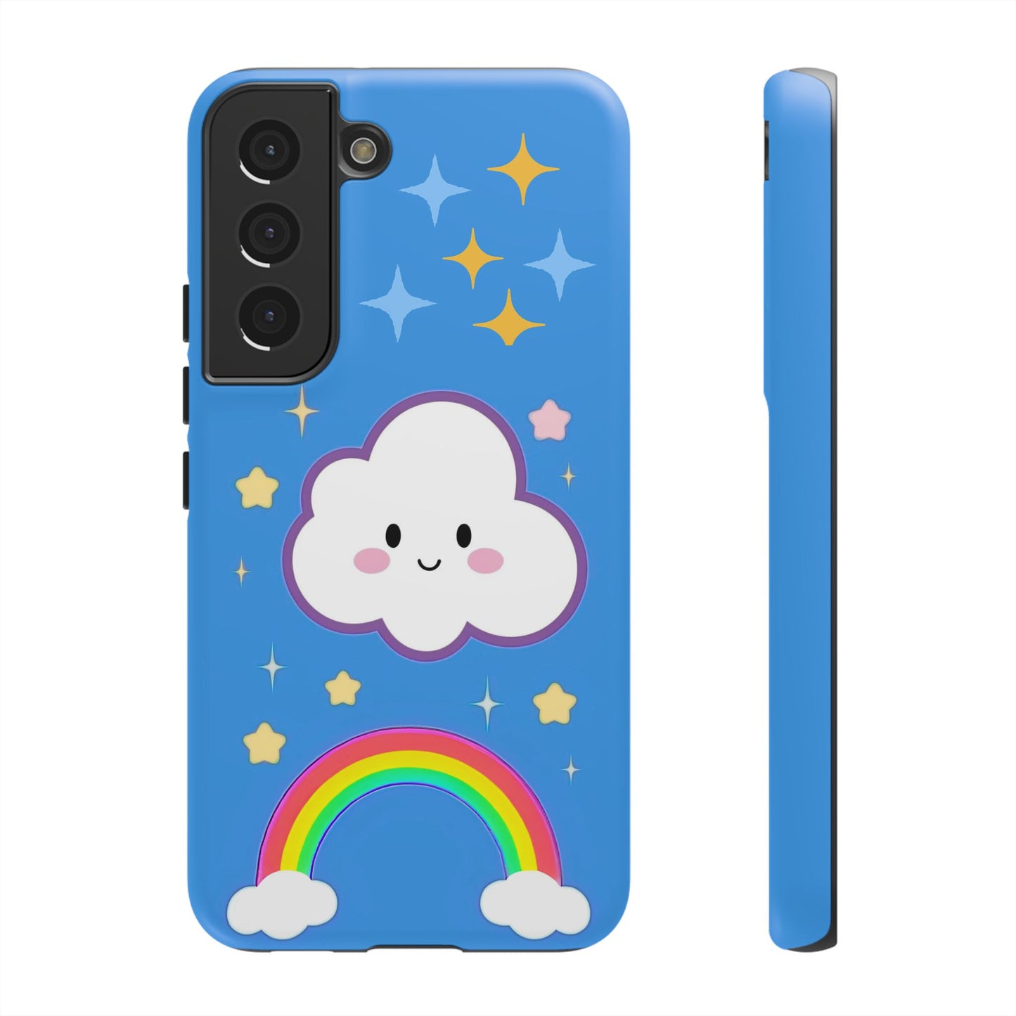 Cute Cloud & Rainbow Phone Case - Tough & Adorable Cover for Kids and Adults