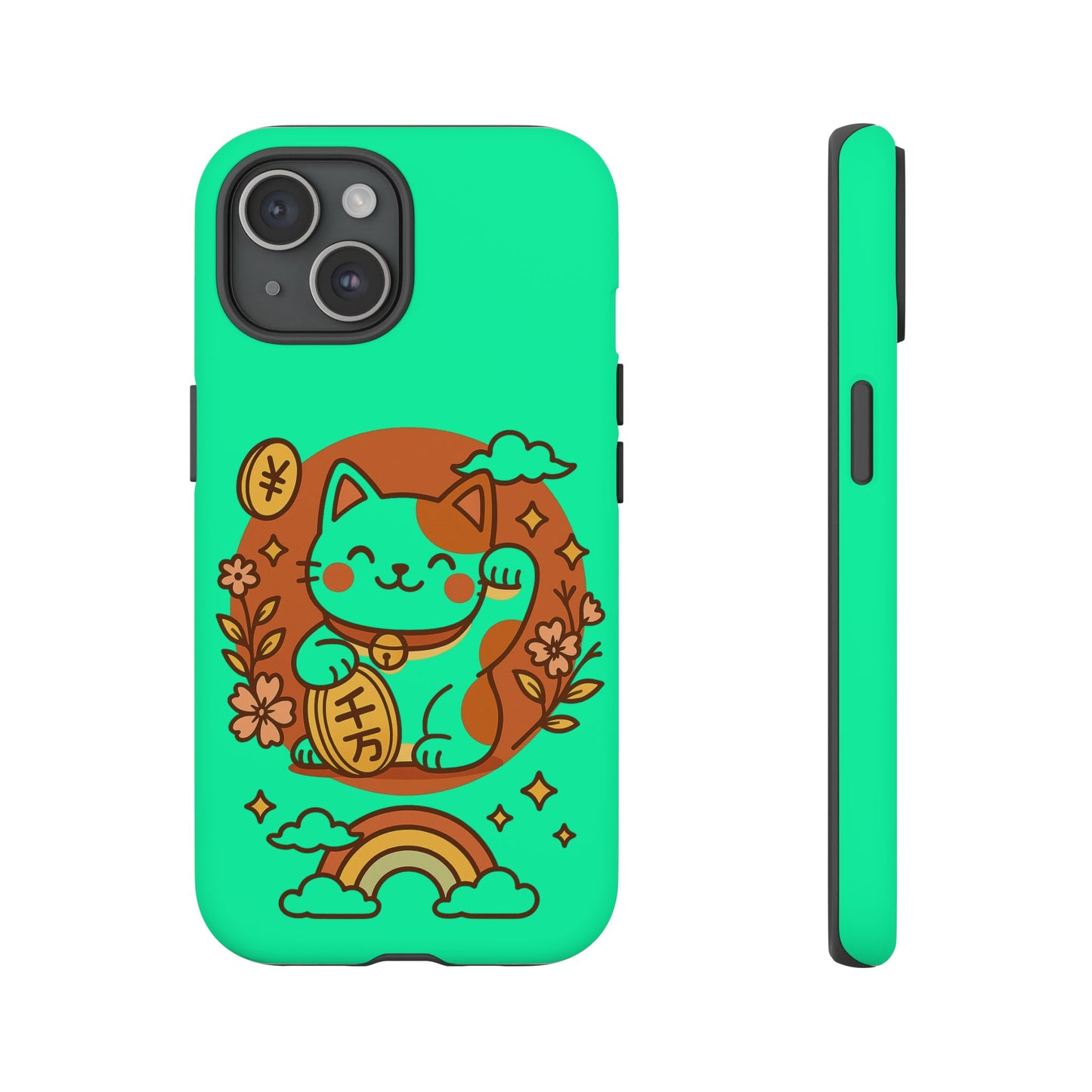 Japanese Kawaii Lucky Cat Protective Phone Case