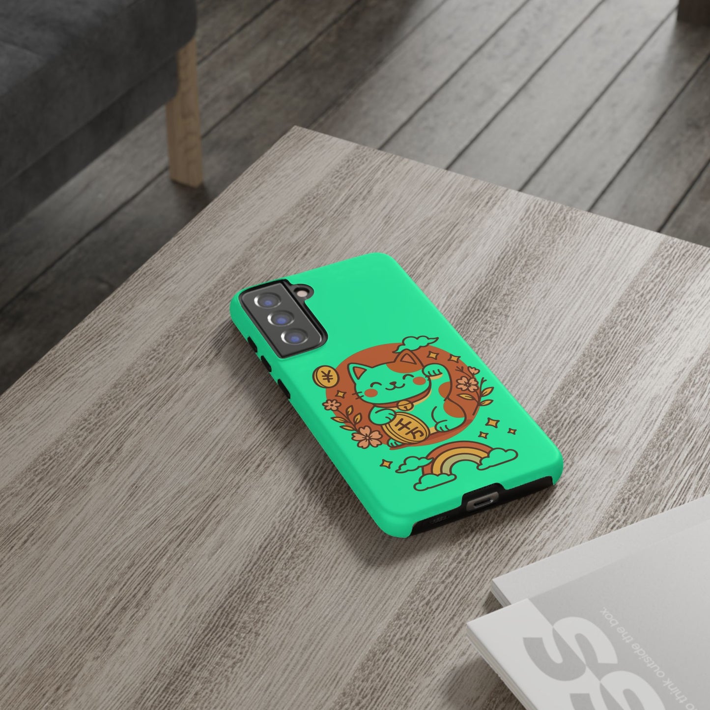 Japanese Kawaii Lucky Cat Protective Phone Case