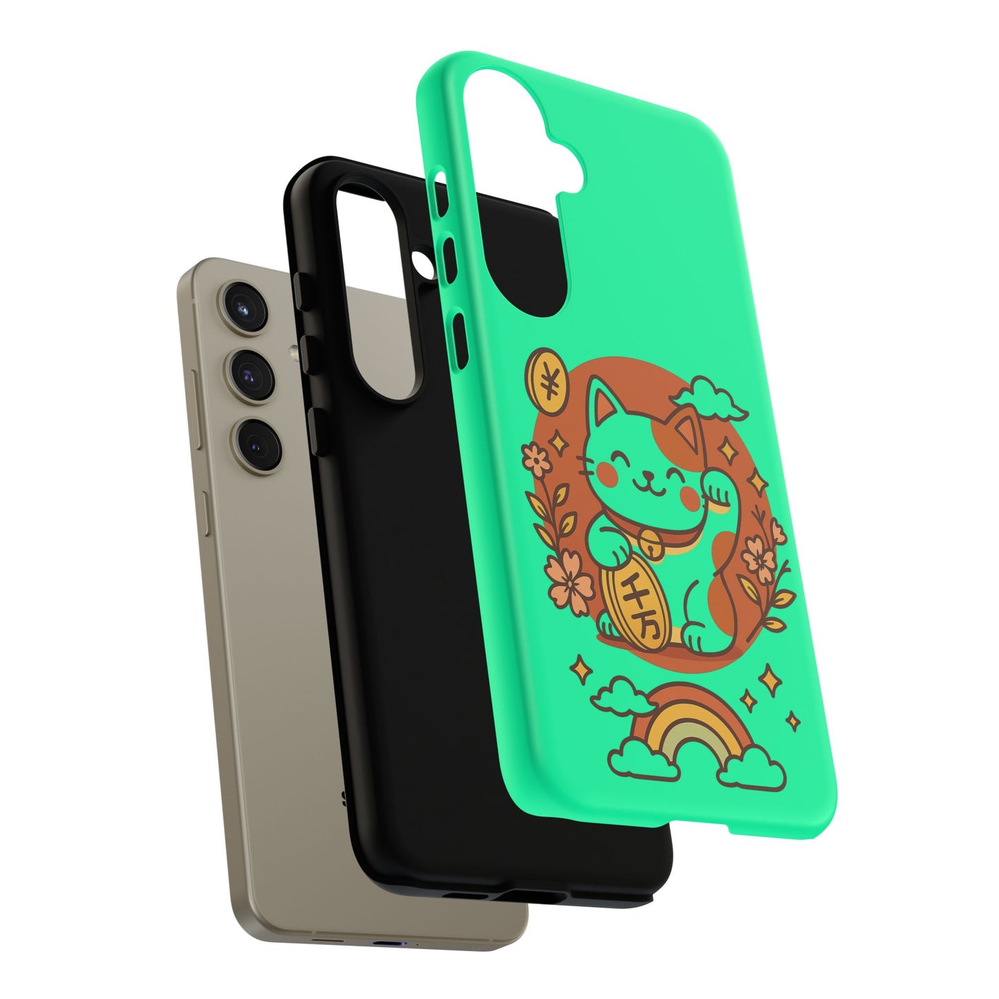 Japanese Kawaii Lucky Cat Protective Phone Case