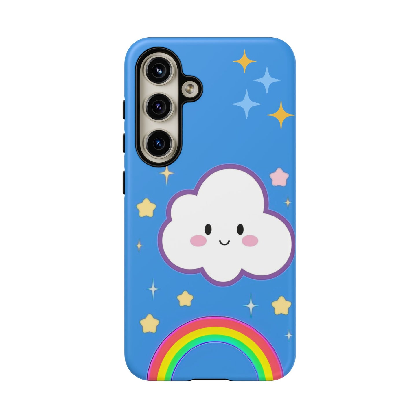 Cute Cloud & Rainbow Phone Case - Tough & Adorable Cover for Kids and Adults