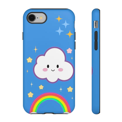 Cute Cloud & Rainbow Phone Case - Tough & Adorable Cover for Kids and Adults